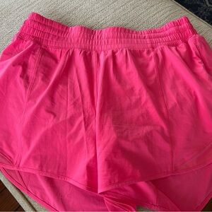 Lululemon Athletica Bright Pink Athletic Shorts